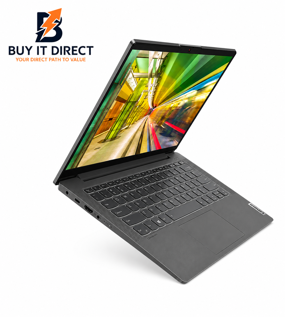 Lenovo IdeaPad 5 15ITL05 Laptop 15.6 Inch Intel Core i7 11th Gen 8GB RAM 128GB SSD 1TB HDD DOS Gray