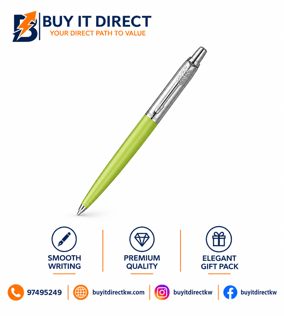 Parker Pen Neon Blue Ink