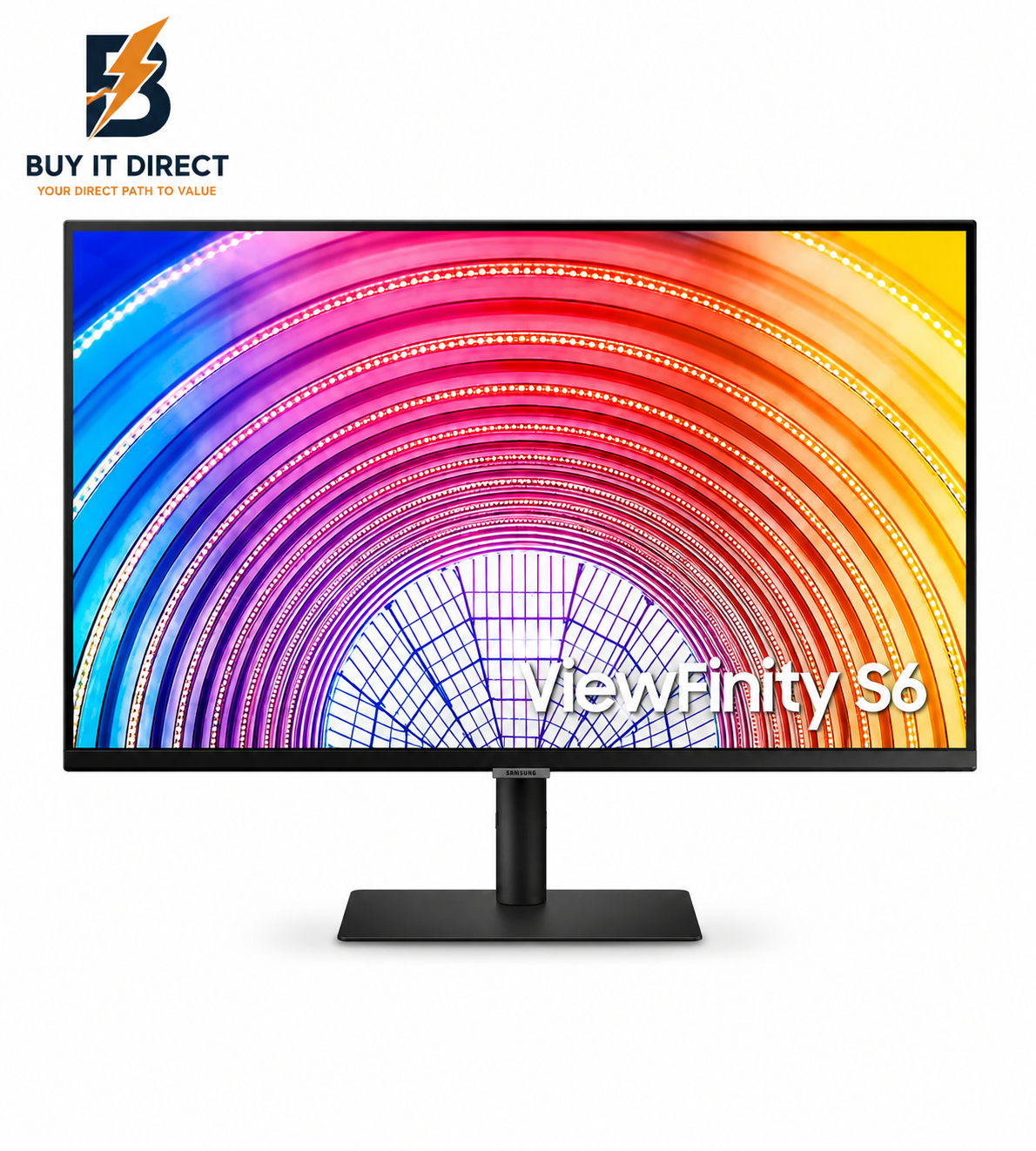 Samsung S6 32" 2K (2560x1440) VA 75Hz 5ms LED Monitor With Ergonomic Design
