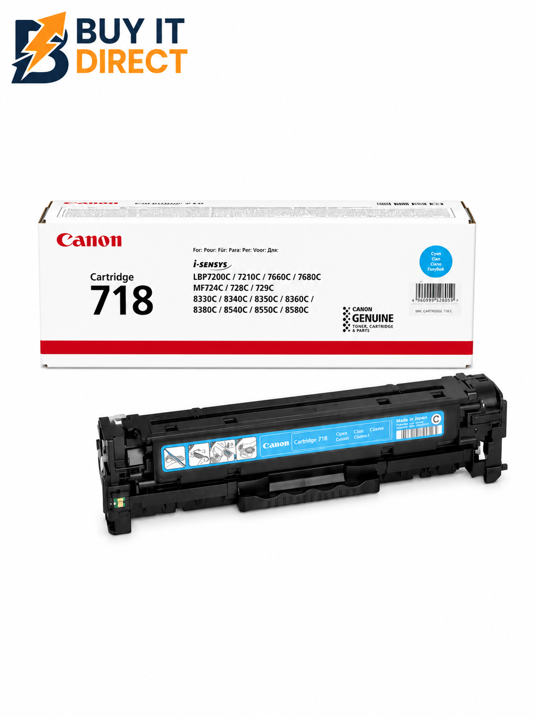 خرطوشة تونر Canon 718 السماوية