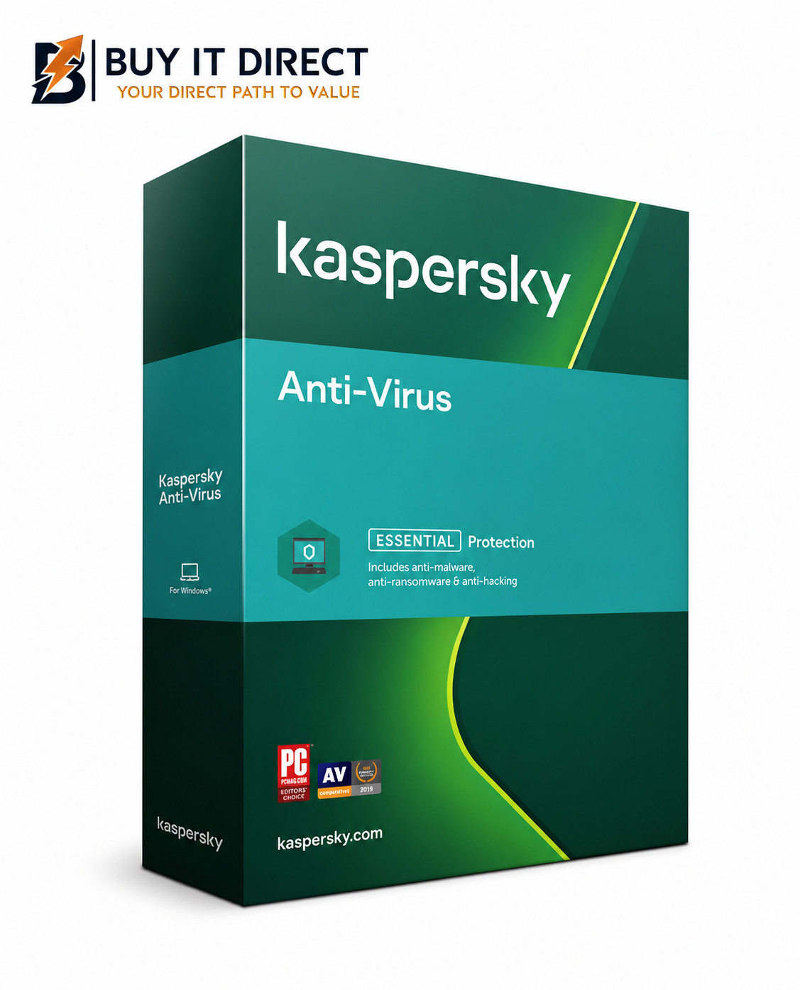 Kaspersky Anti Virus 2 Devices 1 Year Subscription
