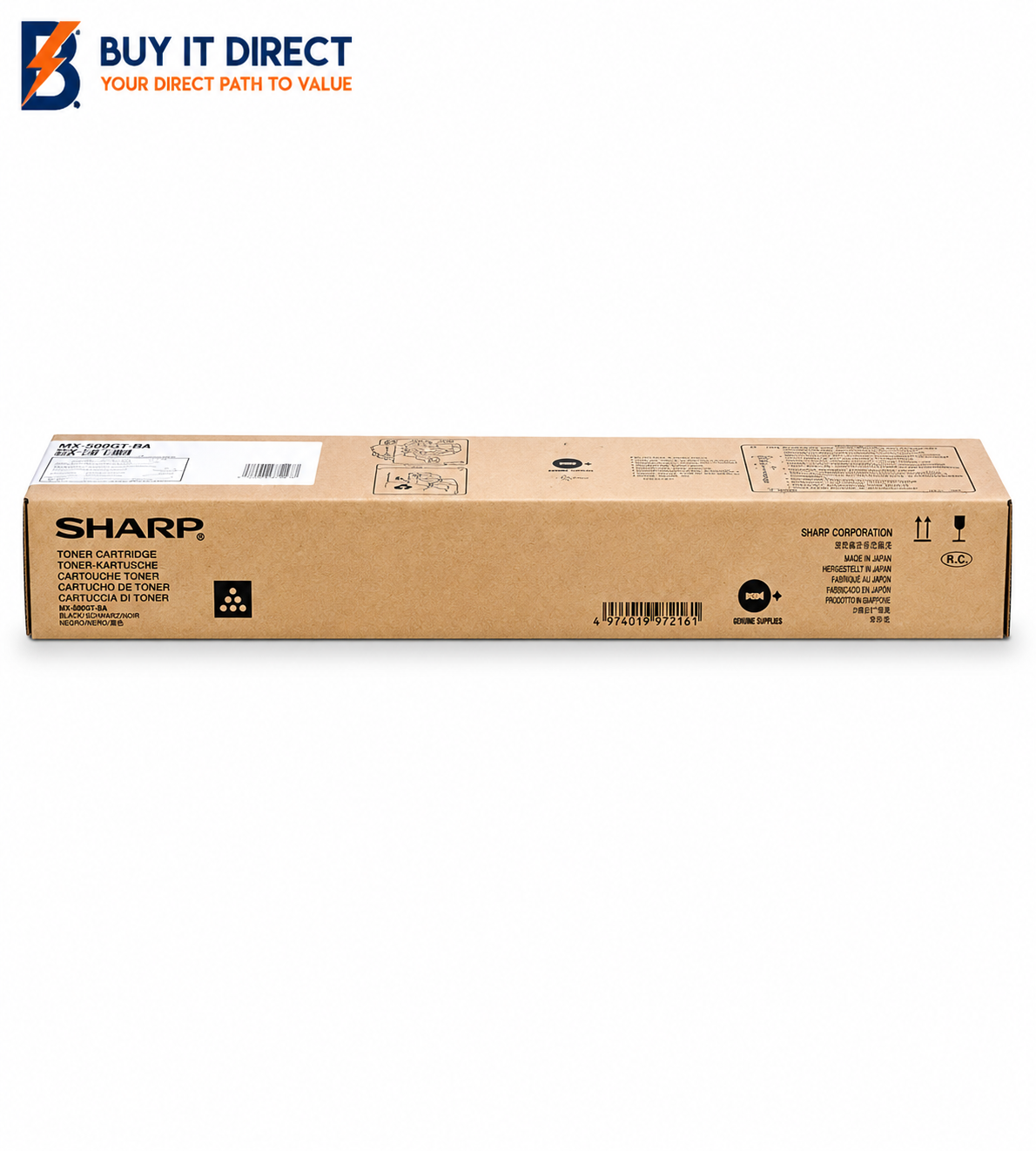 Sharp Toner Cartridge Black Mx23Ft Ba