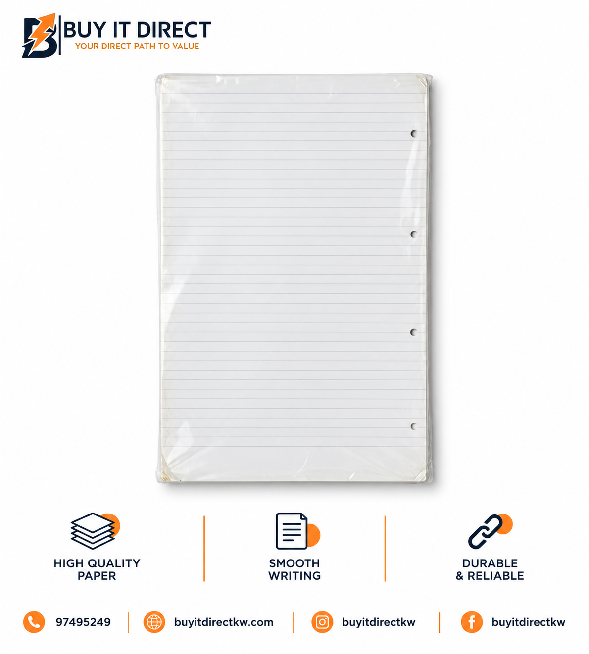 Loose Leaf Paper 50 Sheets