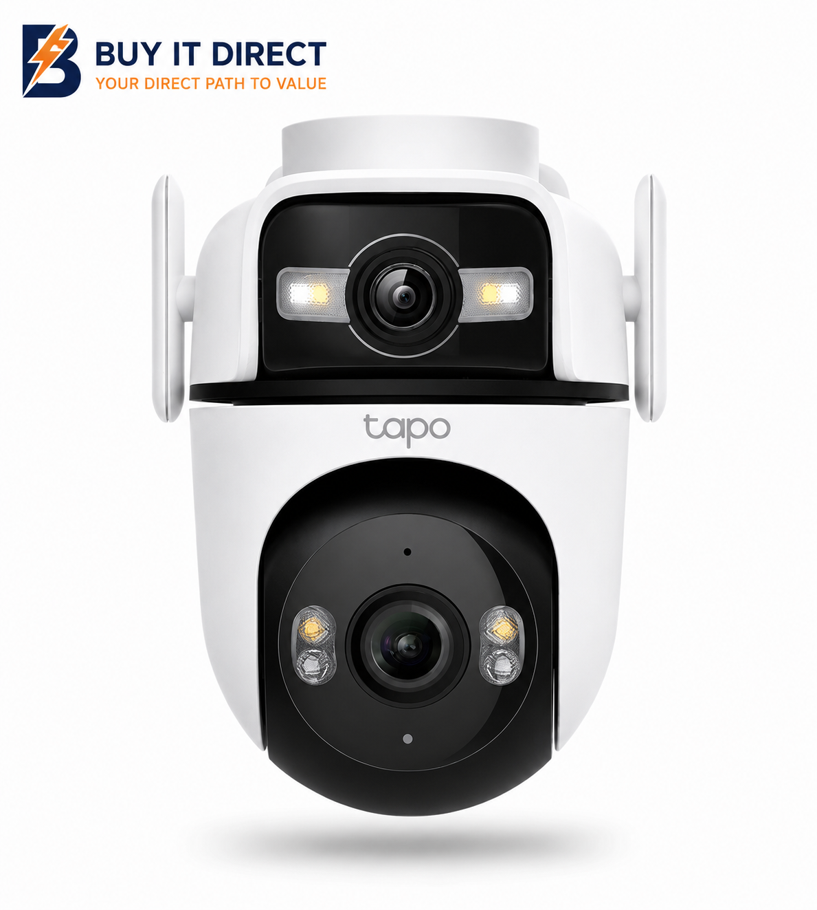 كاميرا المراقبة TP-Link Tapo C545D الخارجية بعدسة مزدوجة ودقة 3 ميجابكسل مع ميزة التحريك والإمالة