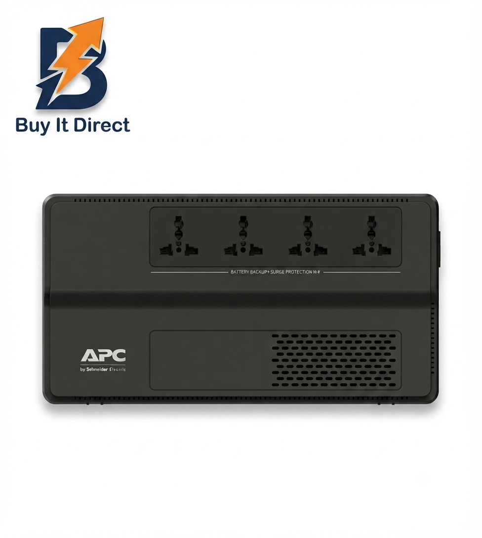APC Easy UPS BV800I-MSX 800VA Line Interactive UPS 230V AVR 4 Universal Outlets Floor/Wall Mount