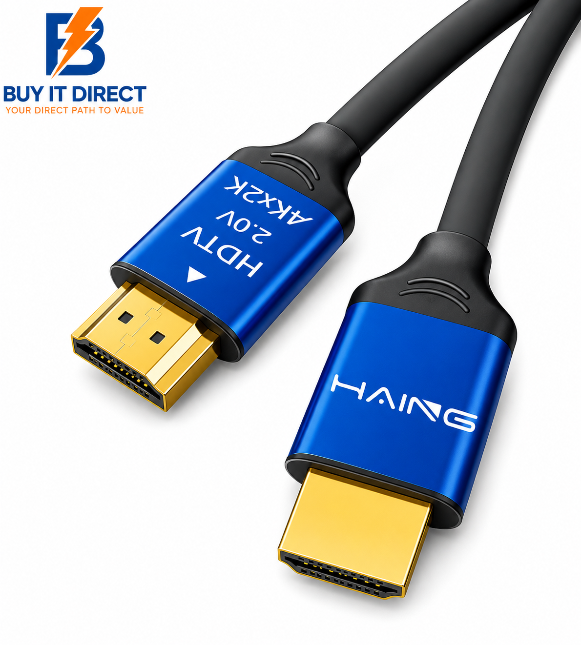 كابل HAING HDMI إلى HDMI بدقة 4K HDMI 2.0 – بطول 5 متر