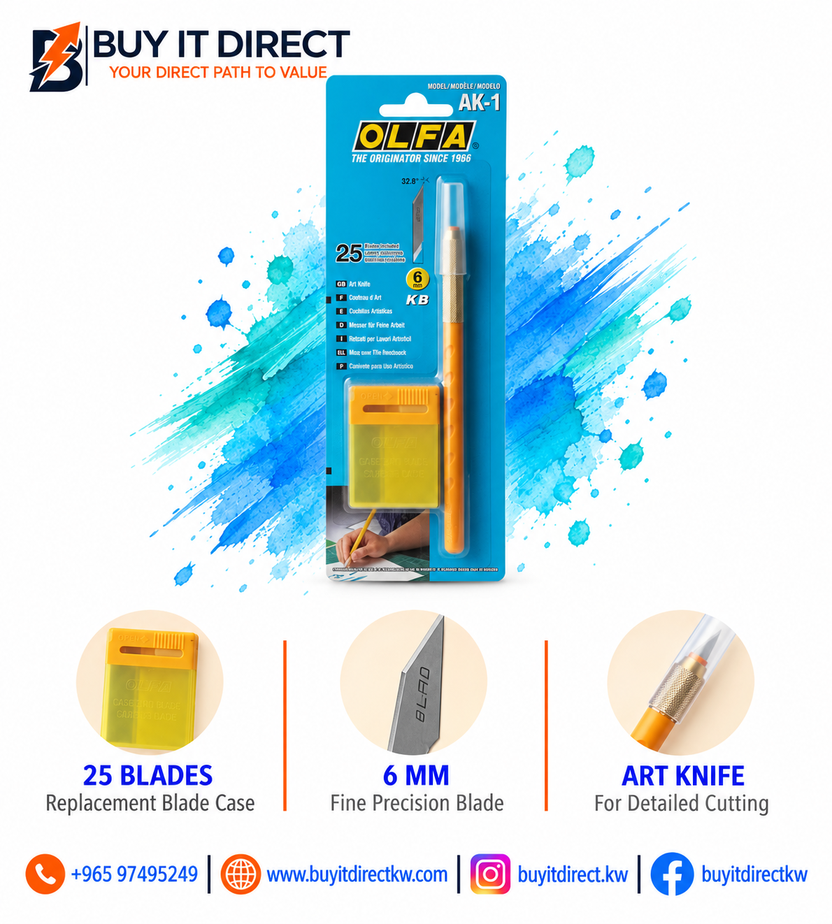 OLFA AK-1 Precision Art Knife