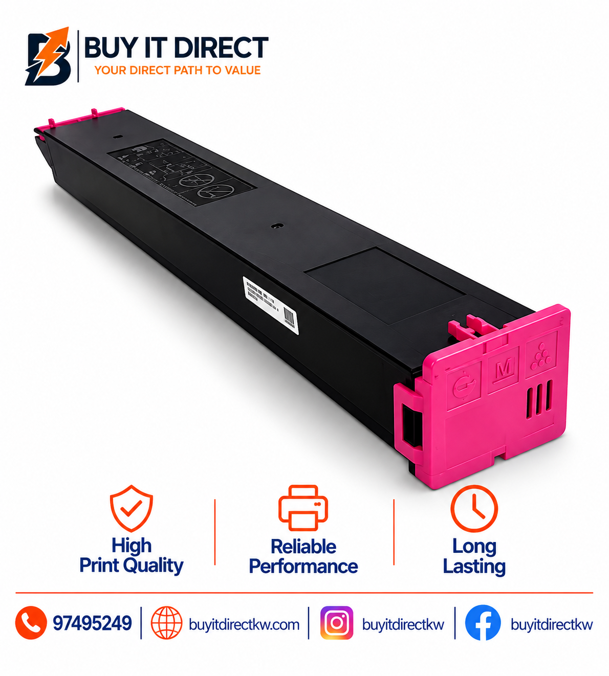 خرطوشة تونر ماجنتا أصلية Sharp MX-61FT-MA