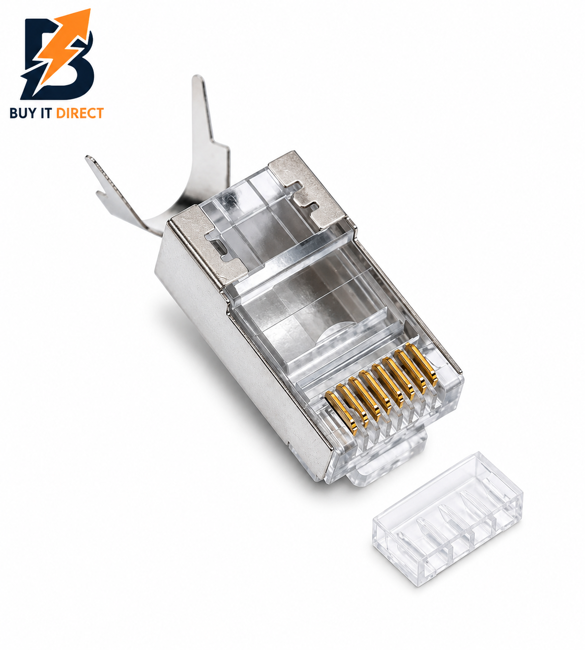موصل/قابس KUWES RJ45 صلب من نوع CAT.7 SFTP (عبوة 100 قطعة)