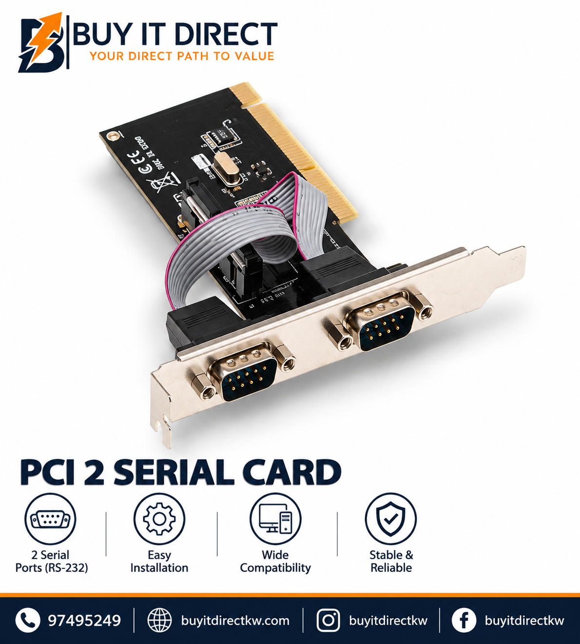 PCI 2 SERIAL CARD