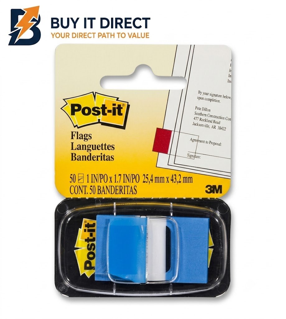 3M POST IT FLAGS BLUE 680-2
