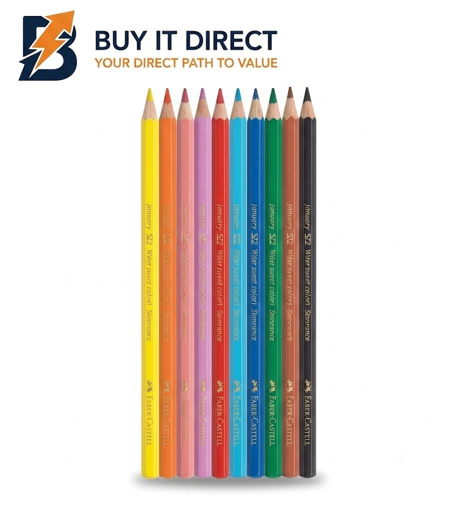 12 PCS Color Pencil Metal Box CP-1632