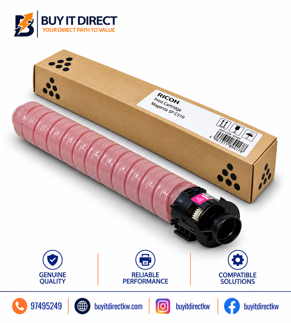 خرطوشة تونر ريكو MP C5504 أرجواني