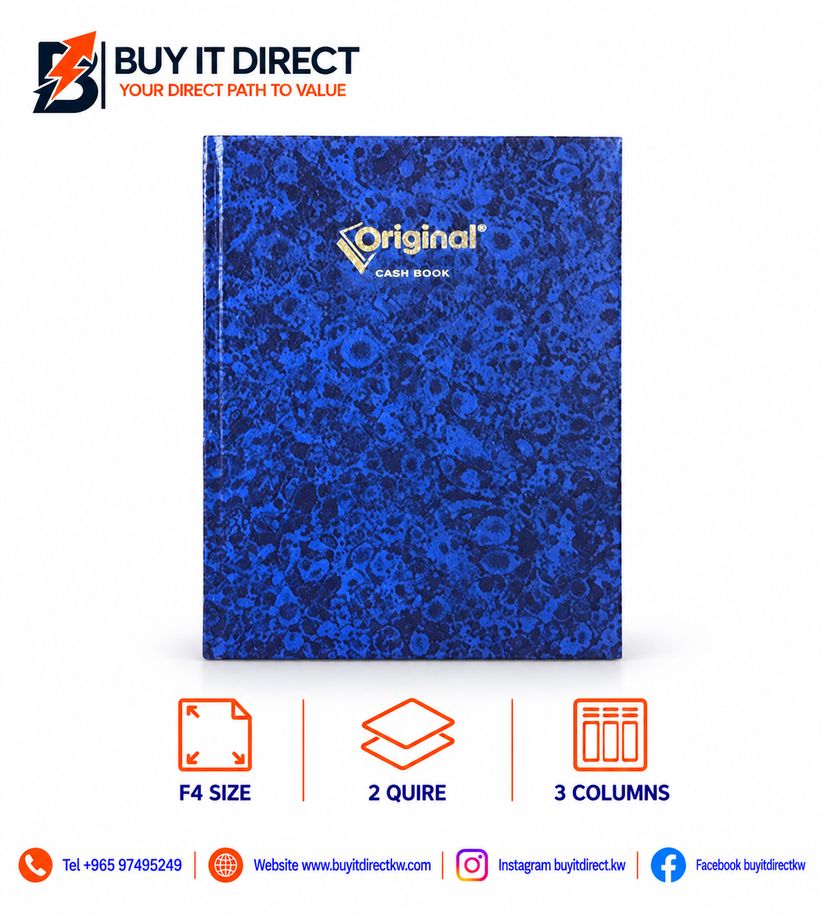 Cash Book F4 2Q 3 Columns