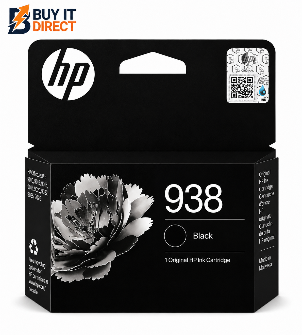 HP 938 Black Ink Cartridge
