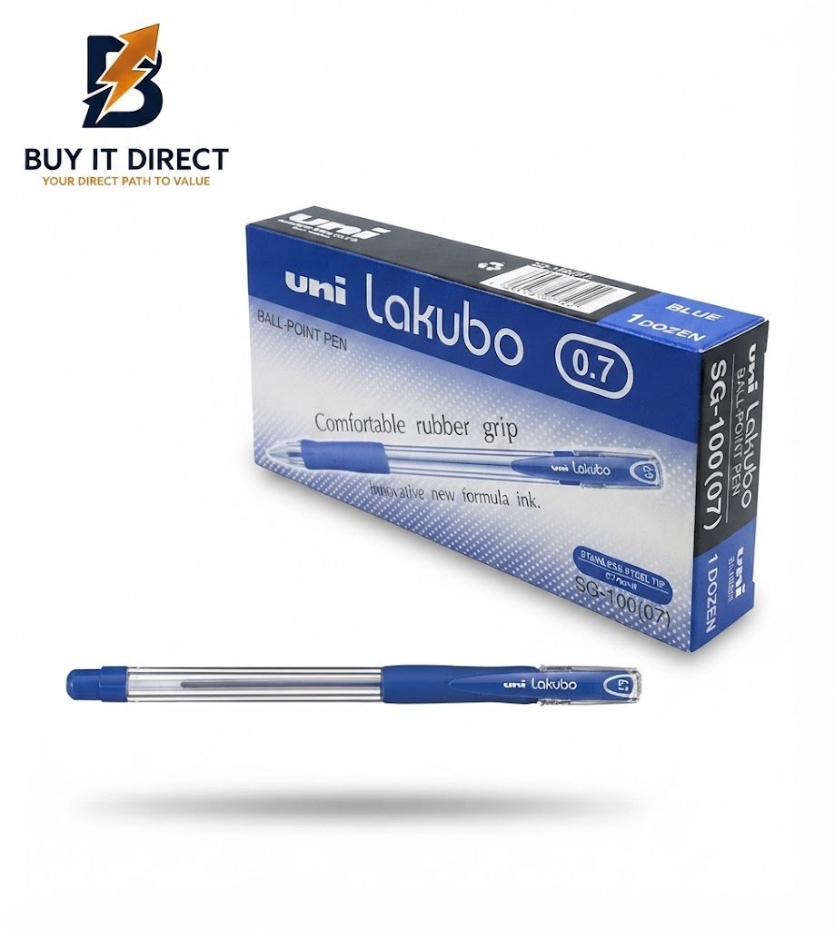 قلم حبر Uni Ball Lakubo SG100 أزرق 0.7 مم عبوة 12 قطعة