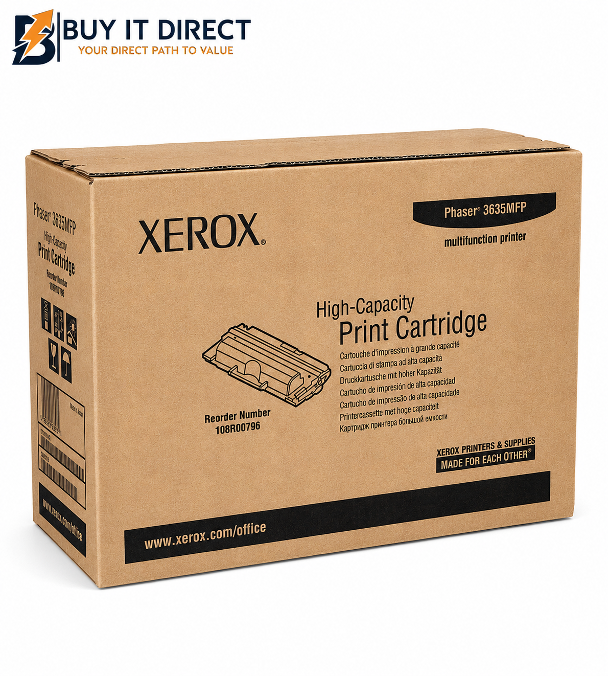 Xerox 108R00796 High Capacity Print Cartridge Black