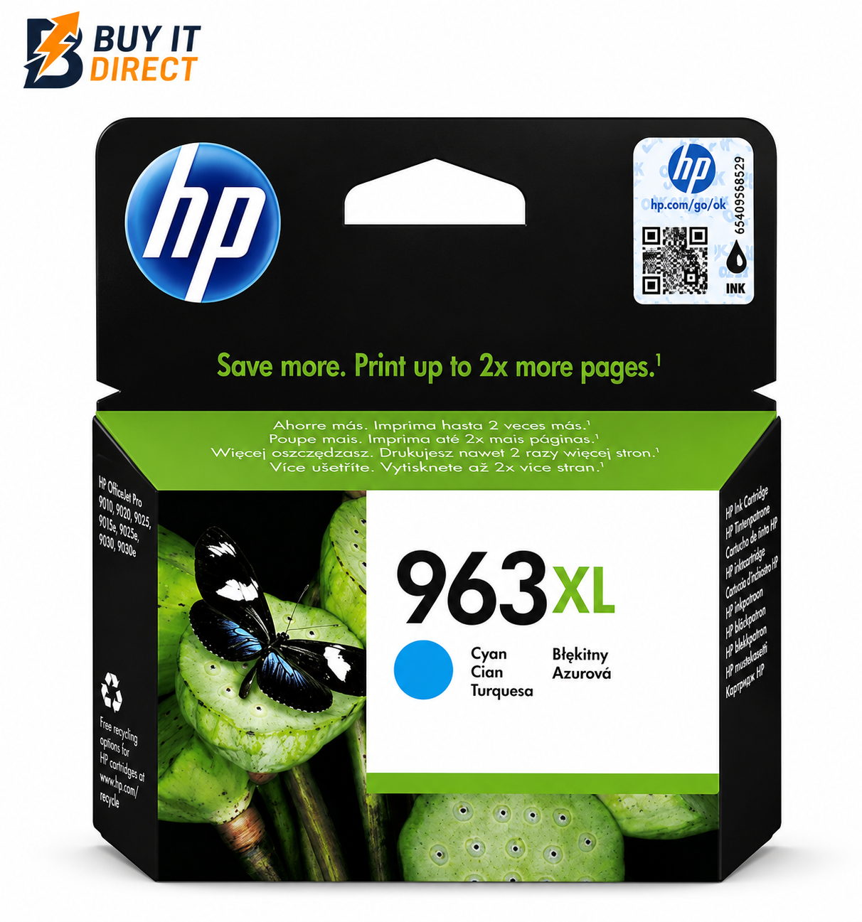 خرطوشة حبر HP 963XL السماوية
