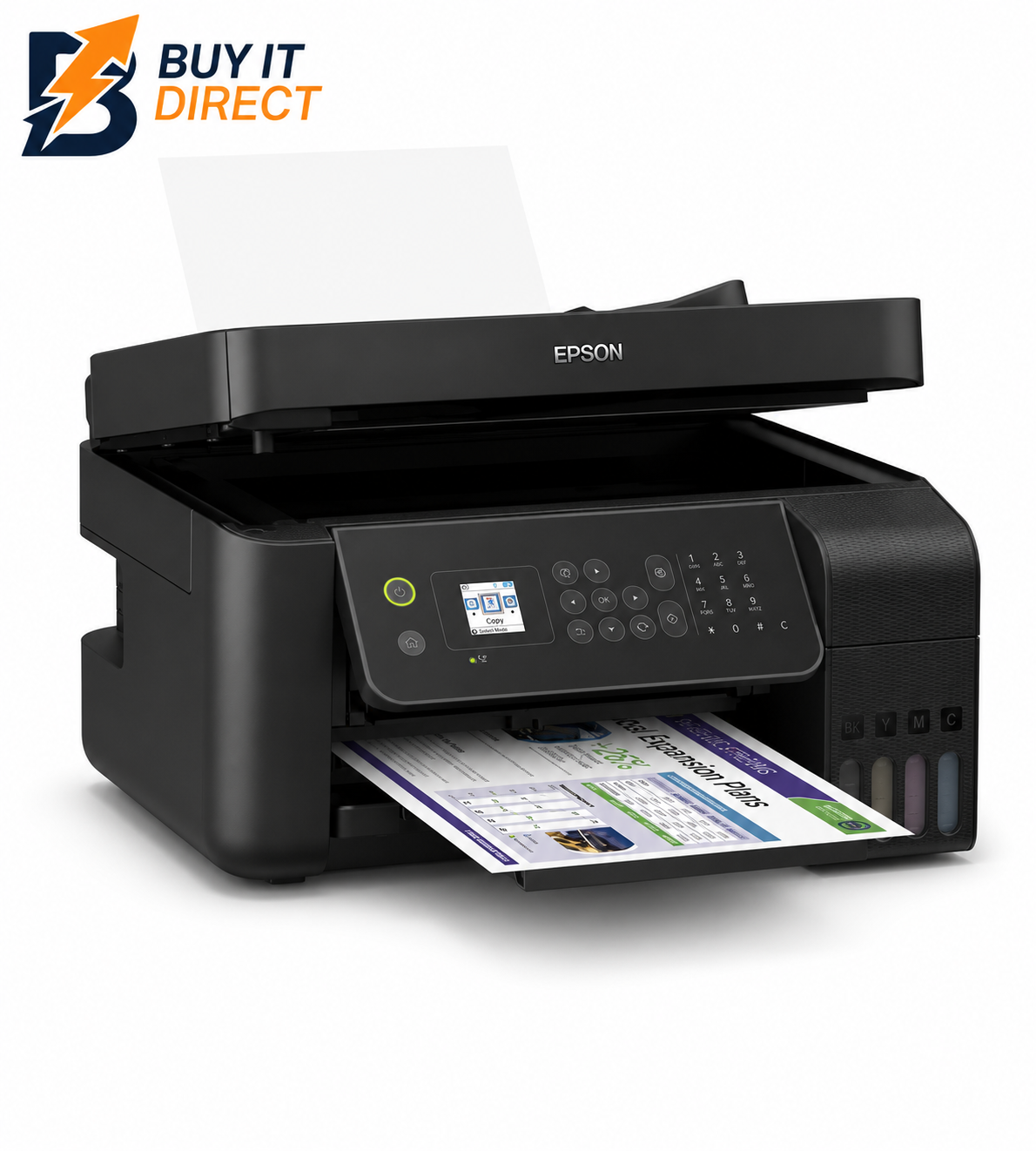 Epson Ecotank L5190 طابعة -Free 4-In-1 طابعة / Print/ Scan/ Copy/ Fax/ 5760 x 1440 DPI - SO