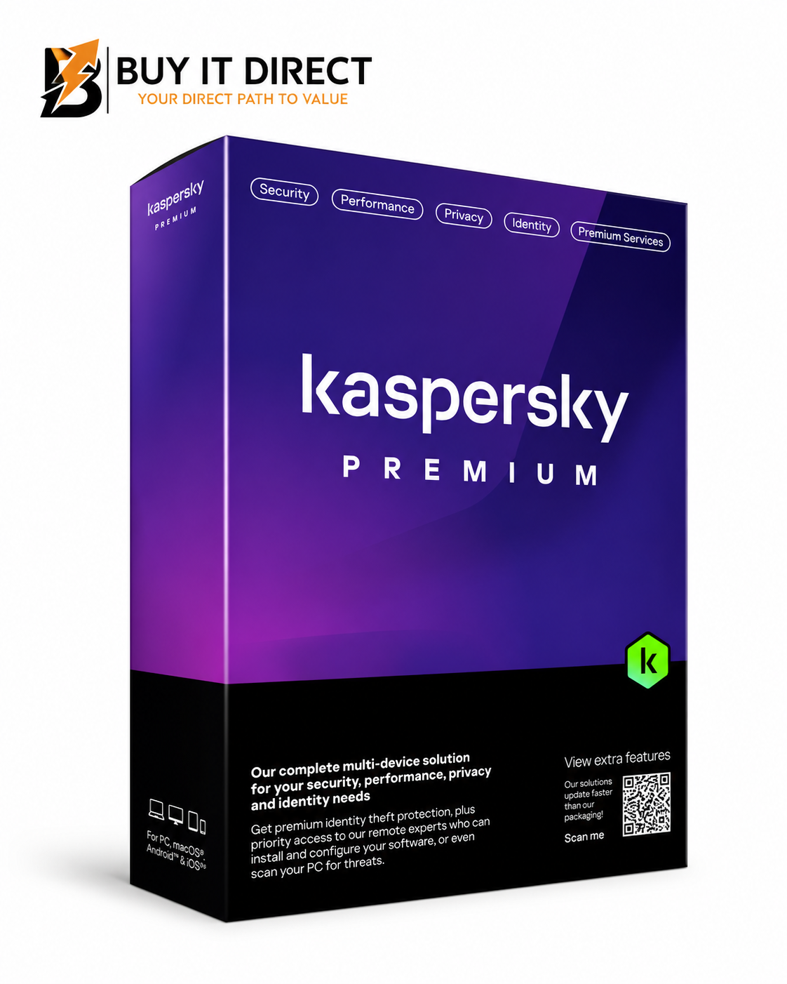 Kaspersky Premium Security 2025 3 Devices 1 Year Subscription