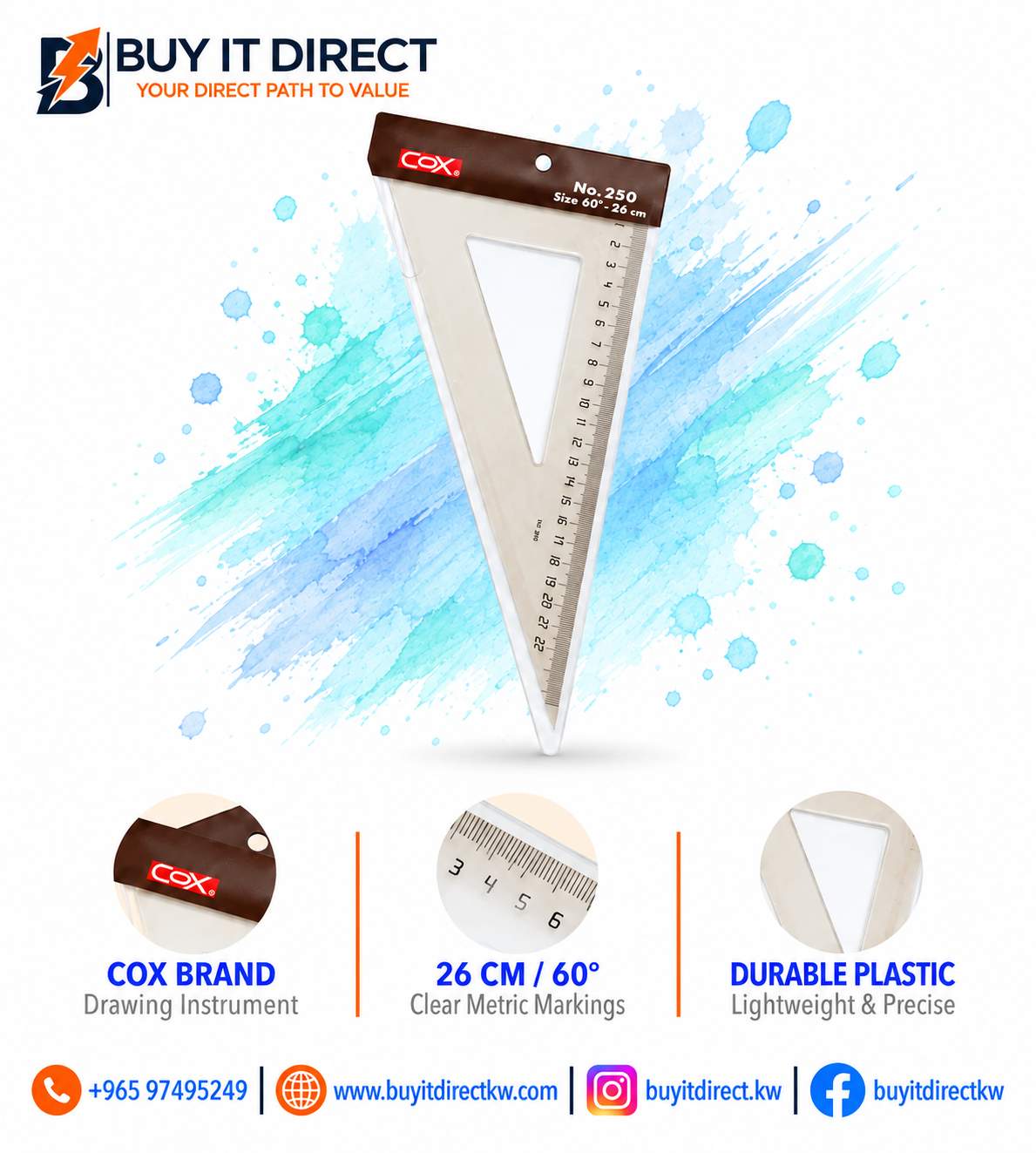 أداة رسم هندسي COX موديل 2503