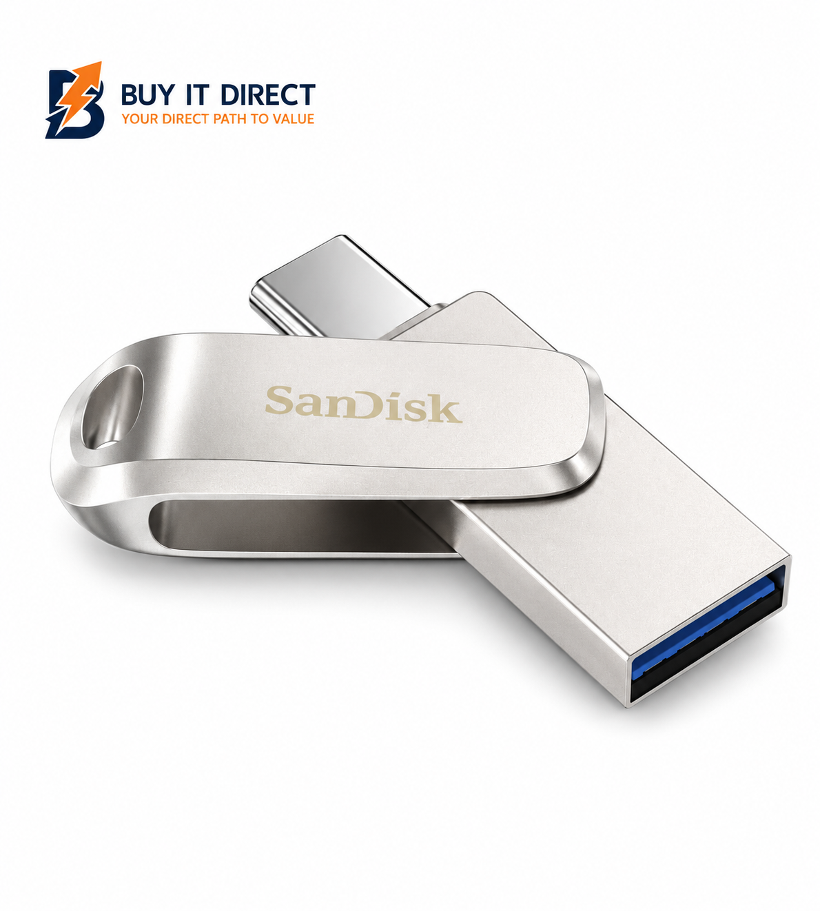 SanDisk Ultra Dual Drive Luxe USB Type C 128GB USB 3.1 Up to 400MBs