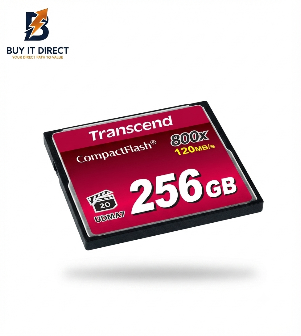 Transcend 256 GB Compact Flash Memory Card 800x