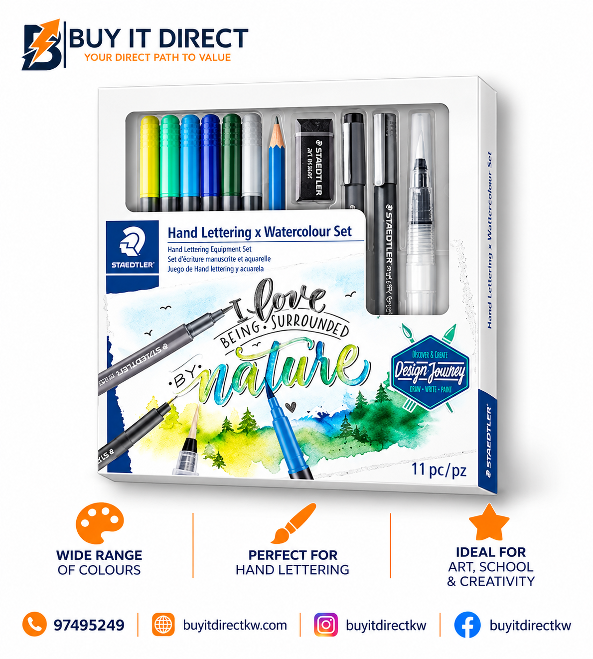 STAEDTLER Hand Lettering x Watercolour Set