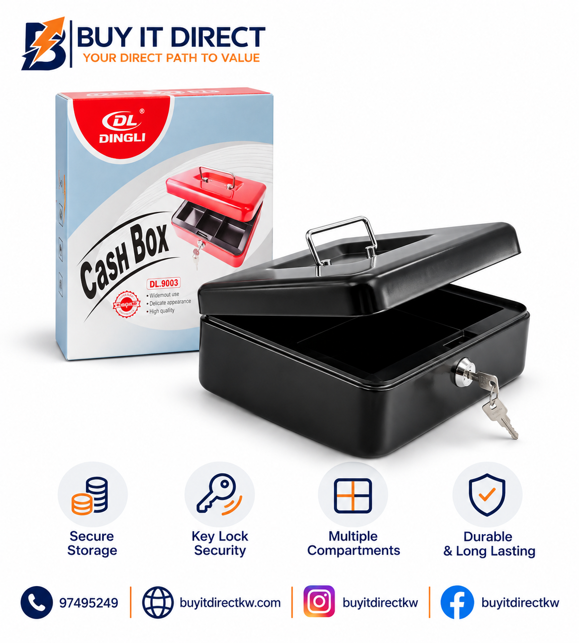 DINGLI CASH BOX 10 ” DL9003