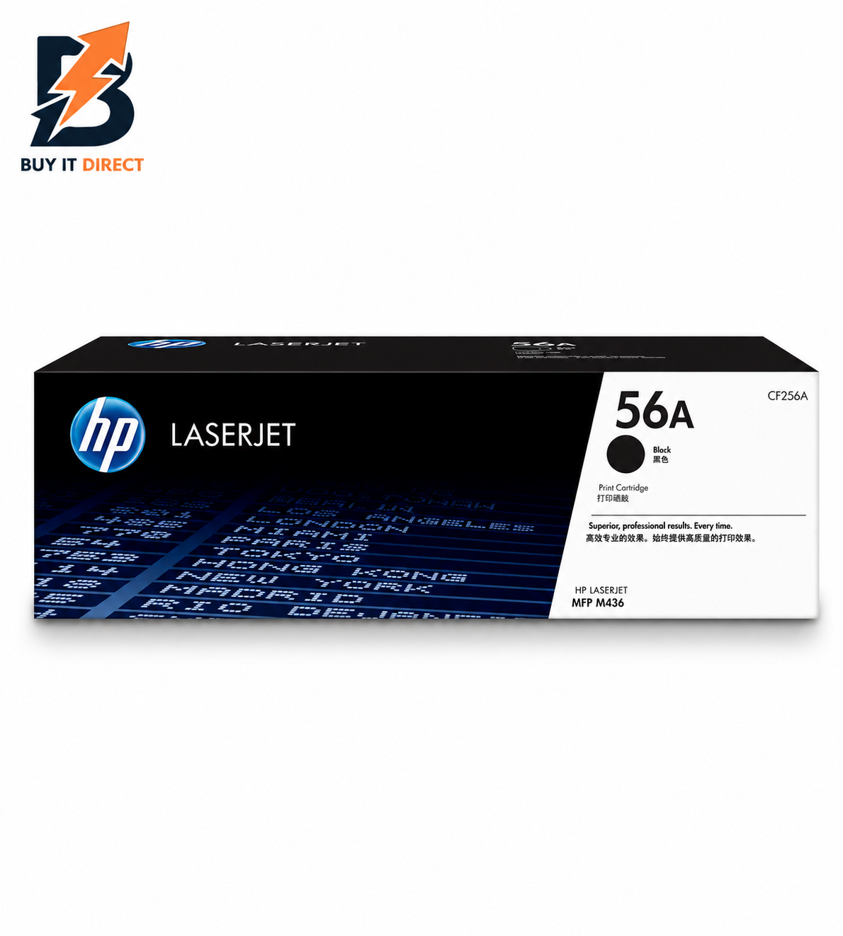 HP 56A Black Toner Cartridge – 7.4K Pages / Black Color / Toner Cartridge – (CF256A) 
