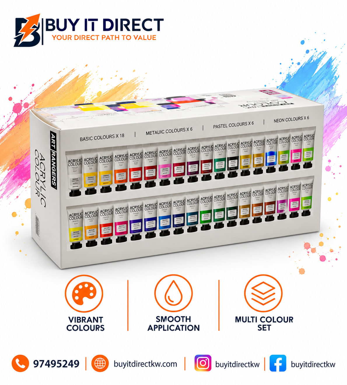 Art Rangers Acrylic Colour 36
