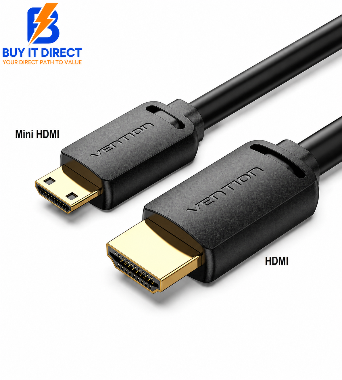 كابل JASOZ A117 من HDMI إلى Micro HDMI بدقة 4K – بطول 1.5 متر