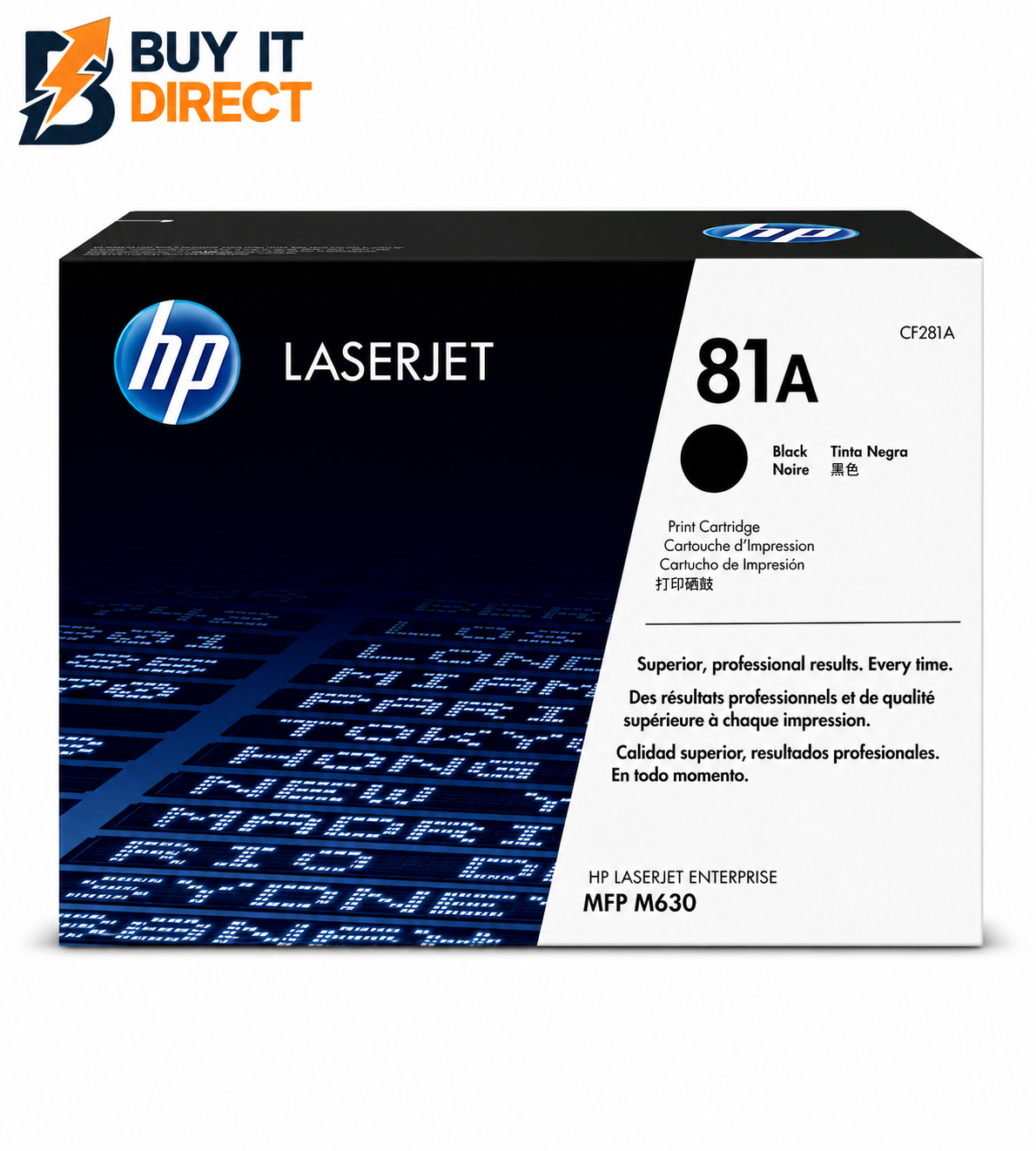HP 81A أسود Color – 10.5K Pages / أسود Color / خرطوشة تونر – (CF281A)