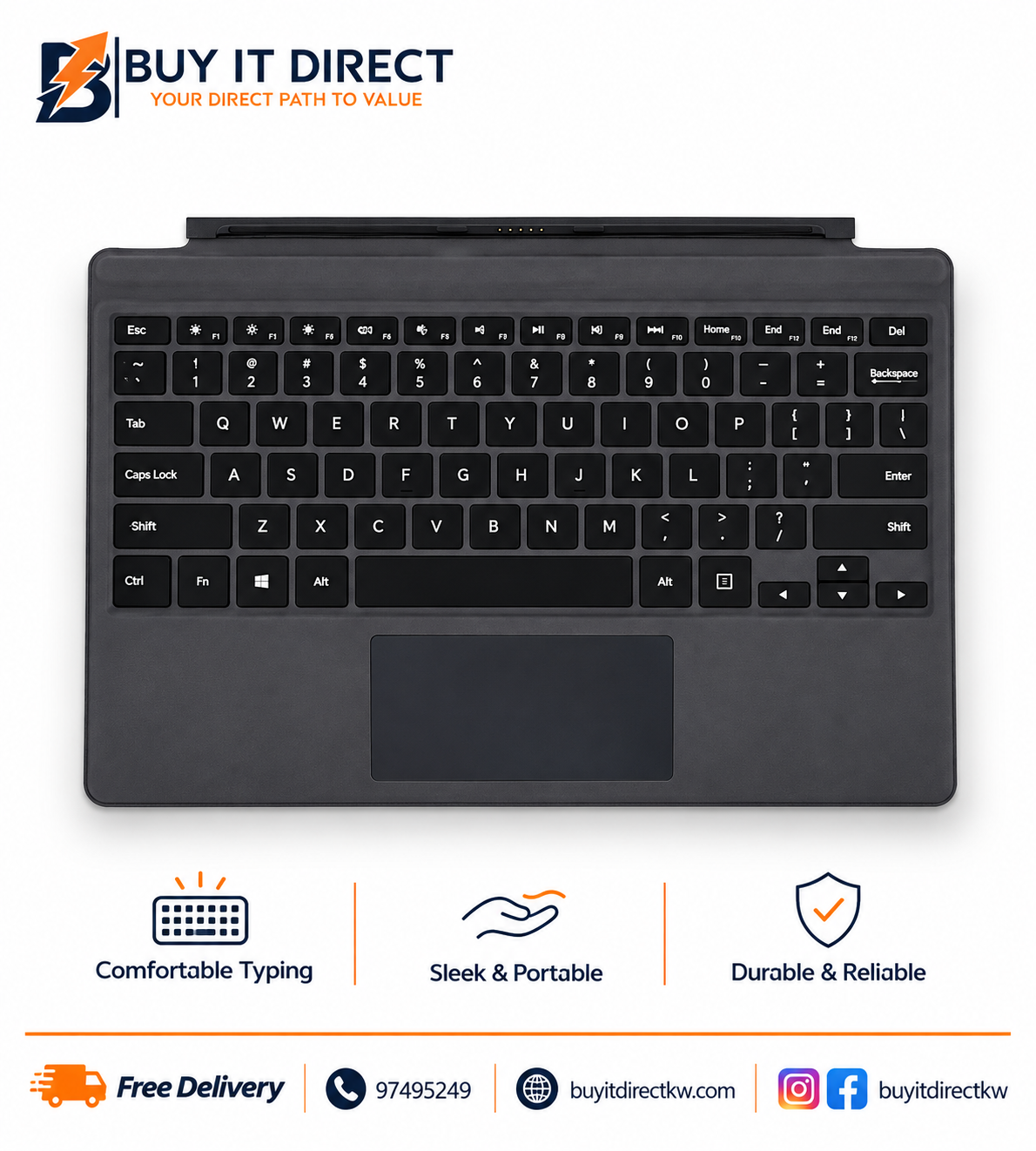 Bluetooth Keyboard for Microsoft Surface 3 4 5 6 7