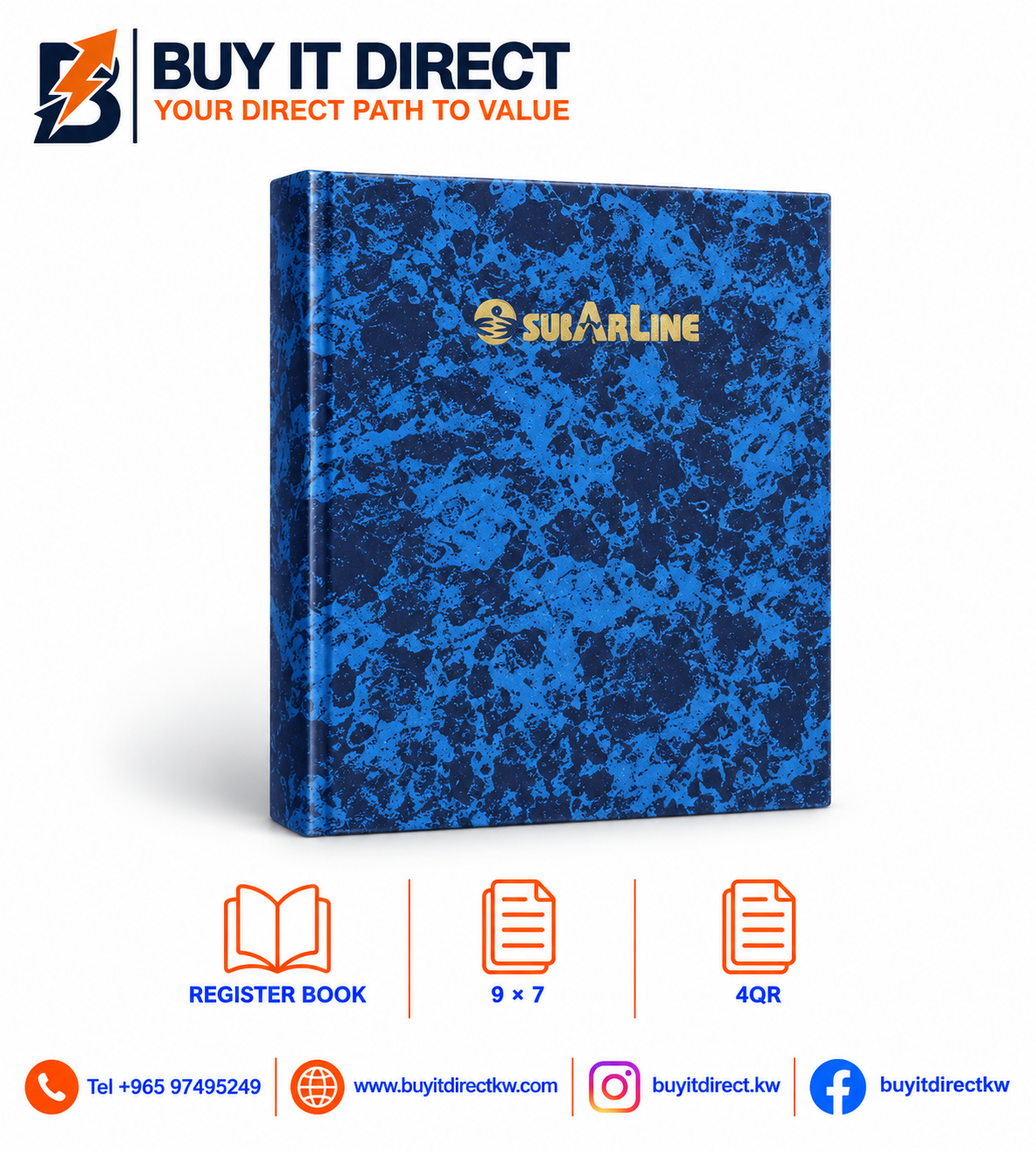 Register Book 9×7 4QR