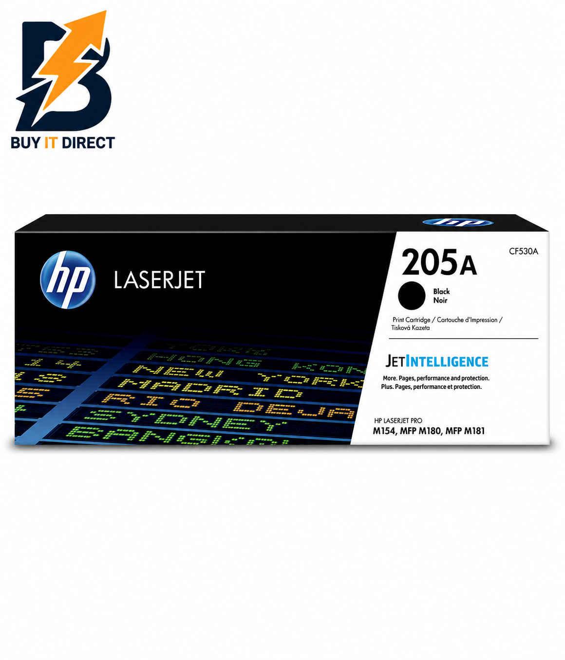 خرطوشة تونر HP 205A أصلية سوداء لطابعات LaserJet – 1,100 صفحة – CF530A