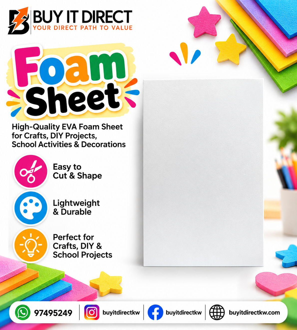 Foam Paper A3 Thick