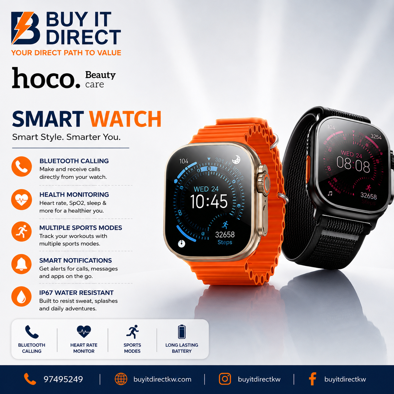ساعة ذكية Hoco Y42