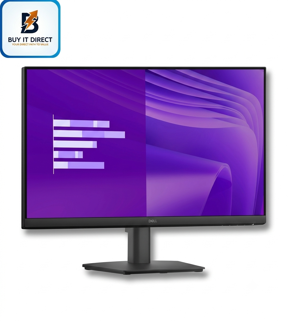 شاشة ديل برو LED مقاس 24 بوصة بدقة FHD مع حامل قابل للتعديل، منافذ VGA وDP وHDMI، مع دعم الوسائط المتعددة - E2425HSM
