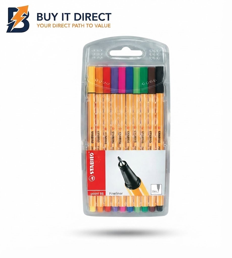 Drawing Pen Stabilo 10 Pcs 8810