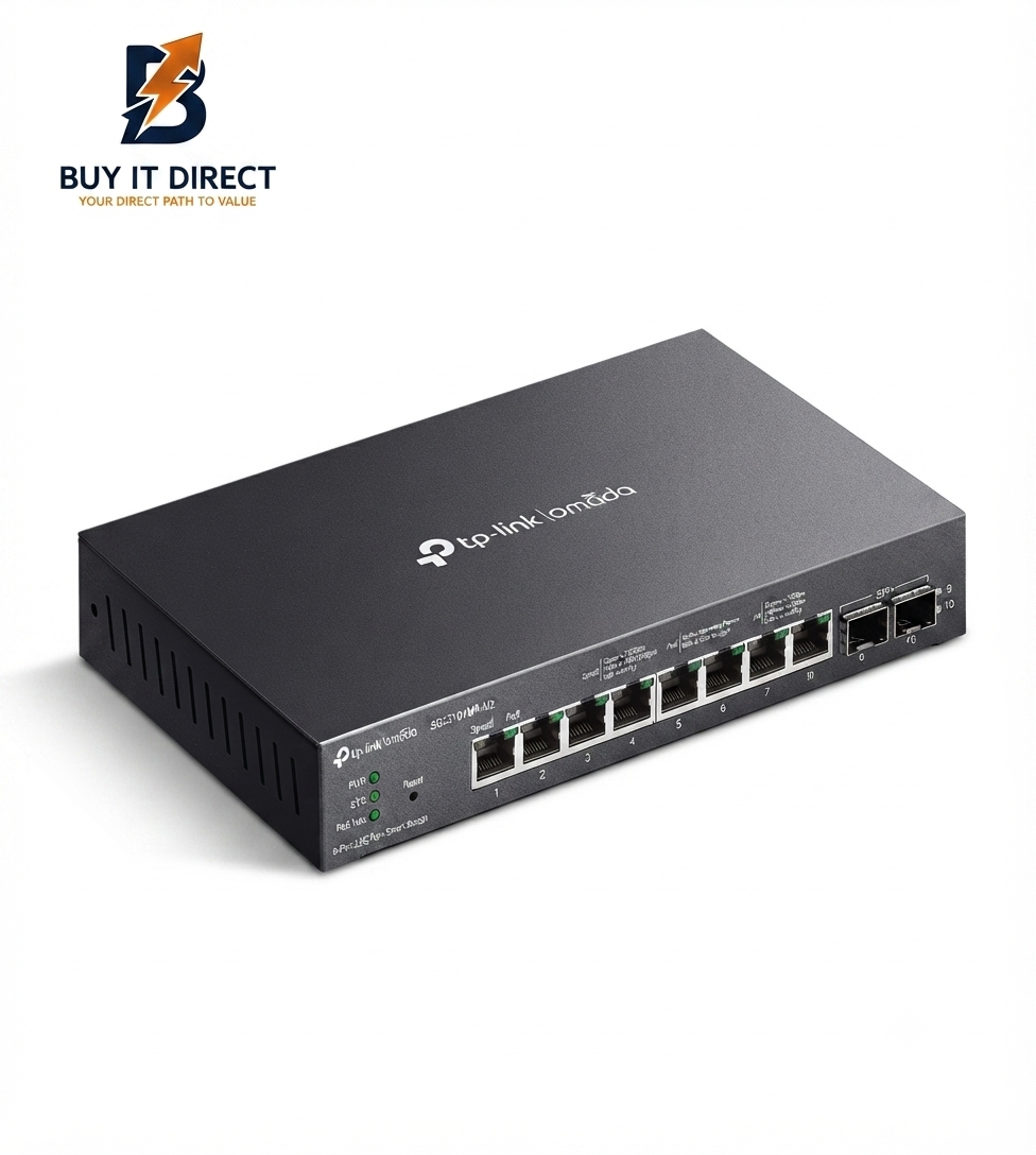 TP-Link SG2210XMP-M2 Omada 8-Port 2.5GBASE-T And 2-Port 10GE SFP+ Smart Switch With 8-Port PoE+