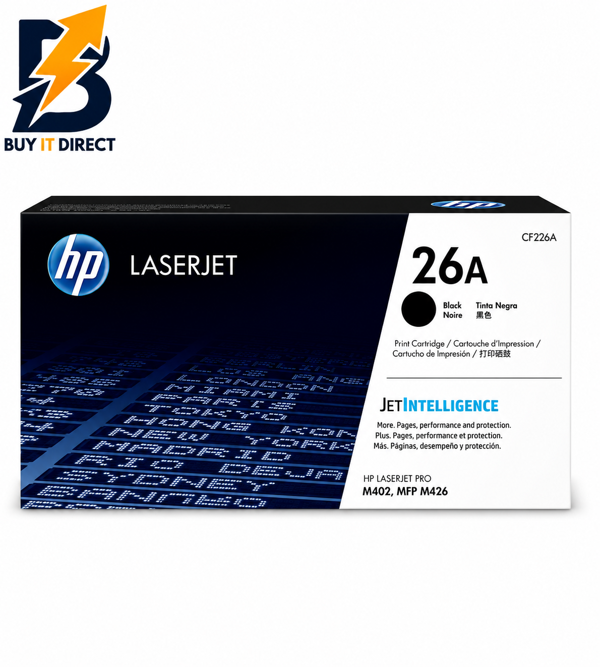 HP 26A Black Toner Cartridge – 3.1K Pages / Black Color / Toner Cartridge – (CF226A)