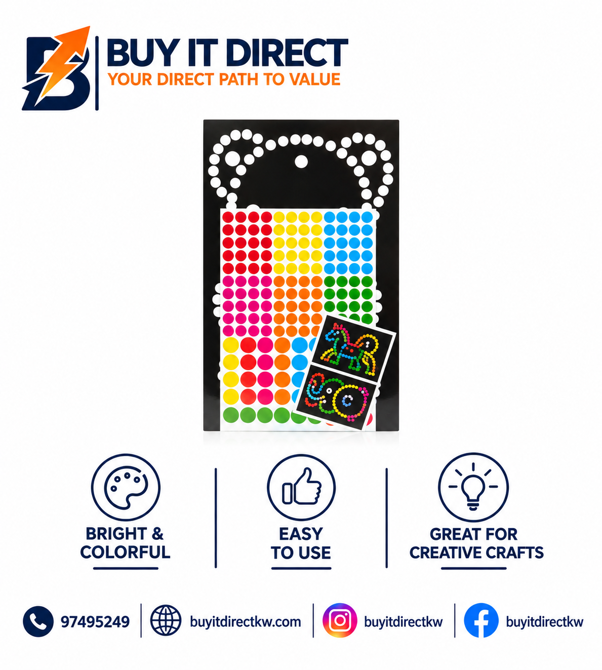Color Round Stickers