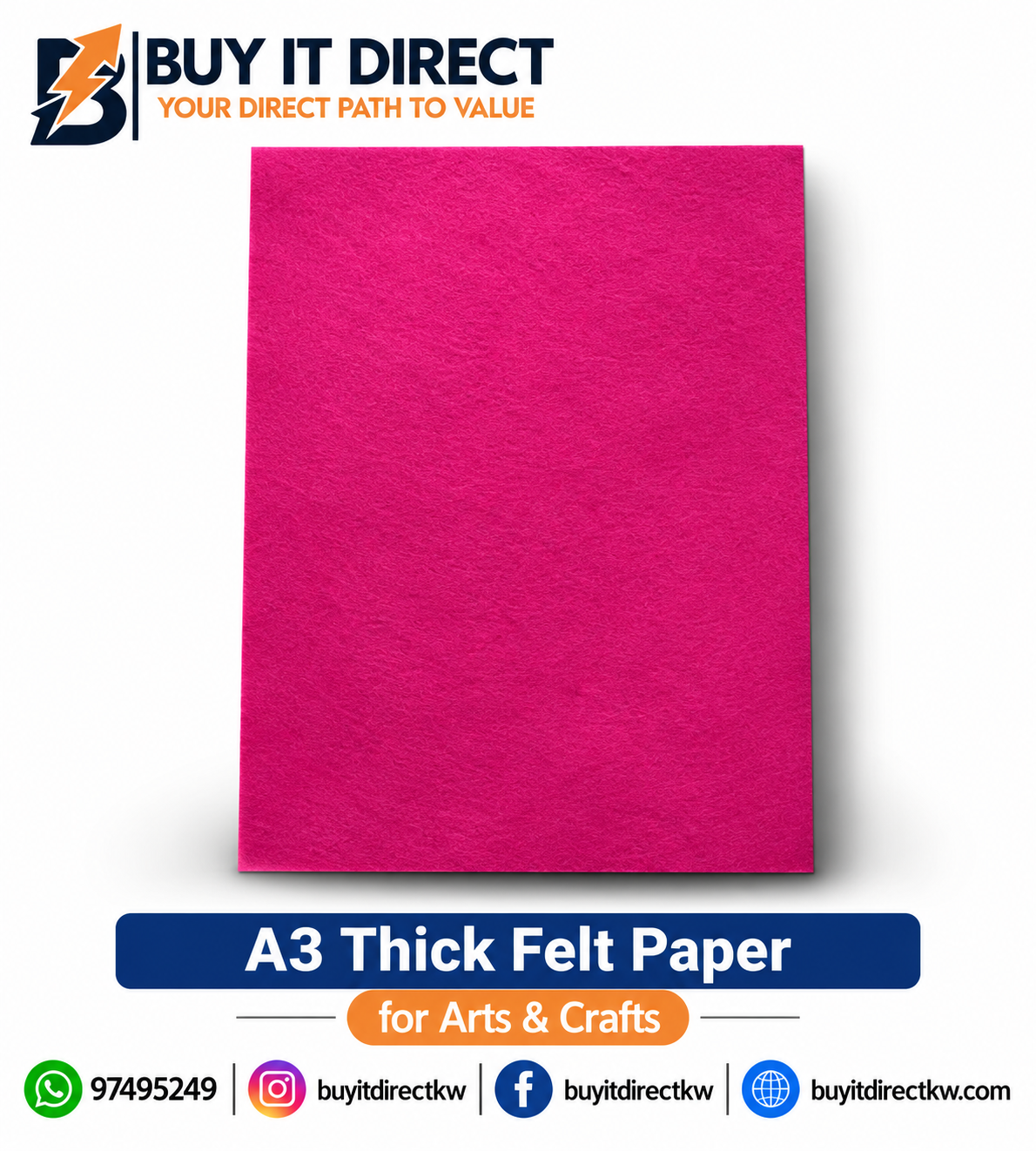 A3 THICK FELT PAPER