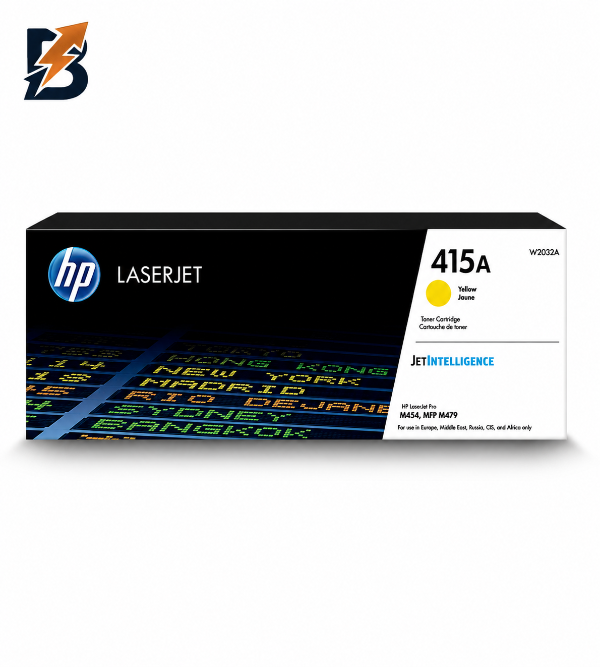 HP 415A أصفر LaserJet خرطوشة تونر – 2.1K Pages / أصفر Color / خرطوشة تونر – (W2032A)