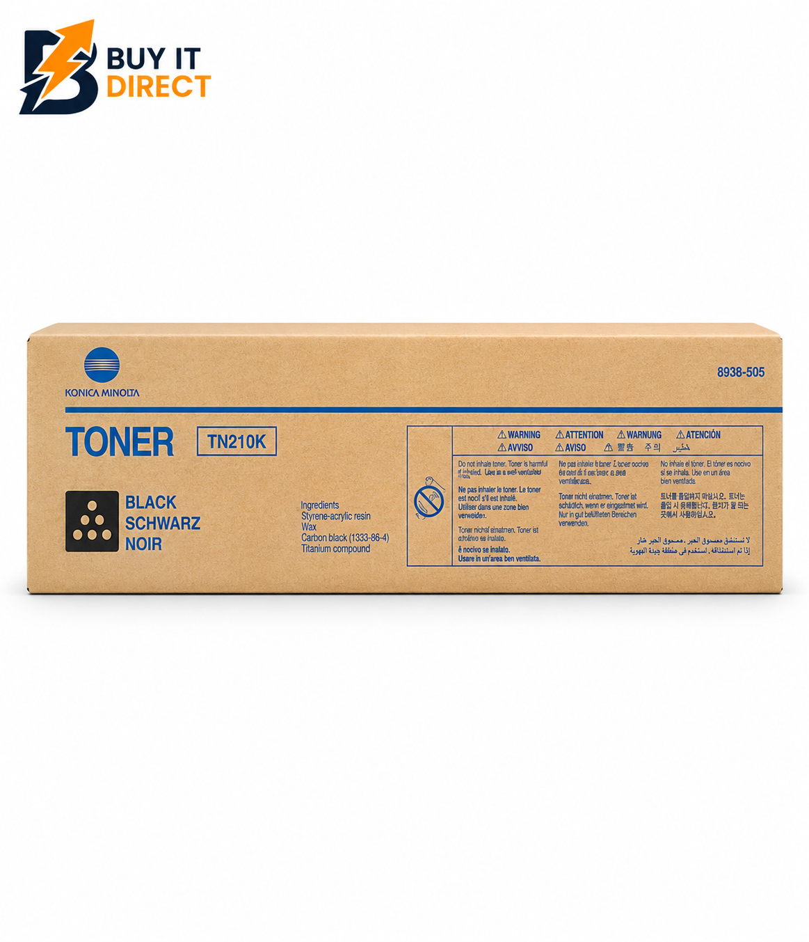 Konica Minolta Tn210 Original Black Laser Toner Cartridge
