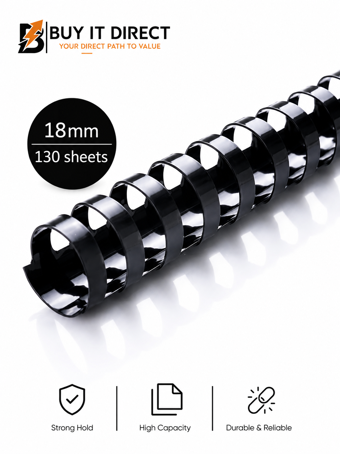 Plastic Binding Comb 18MM