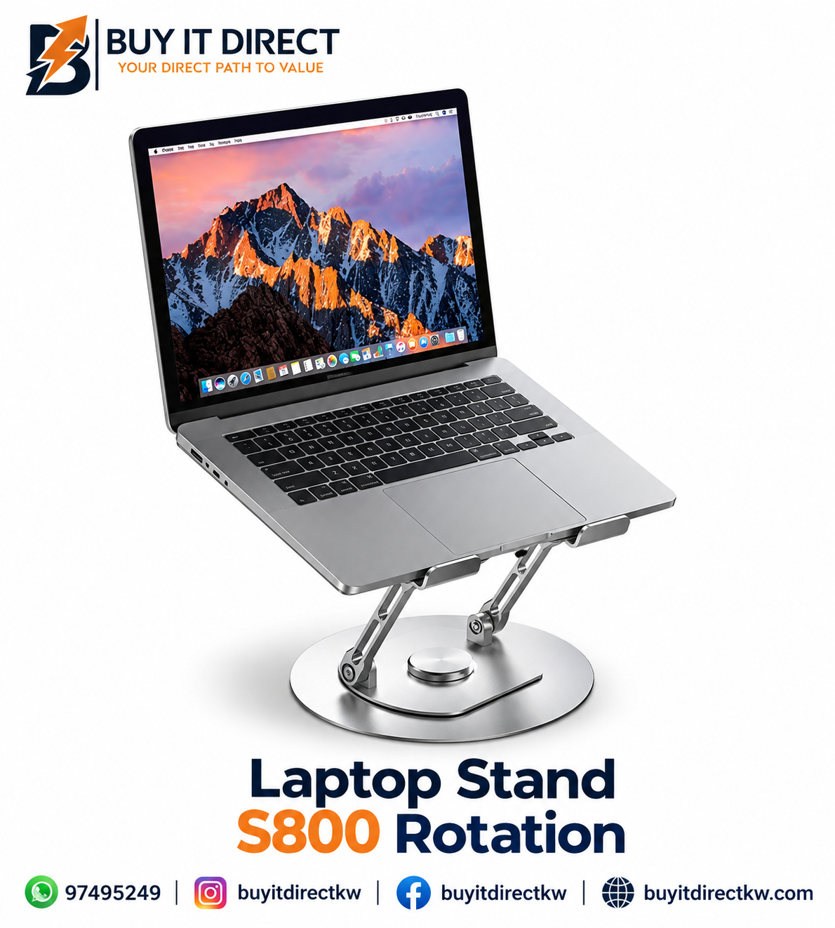 Laptop Stand S800 Rotation