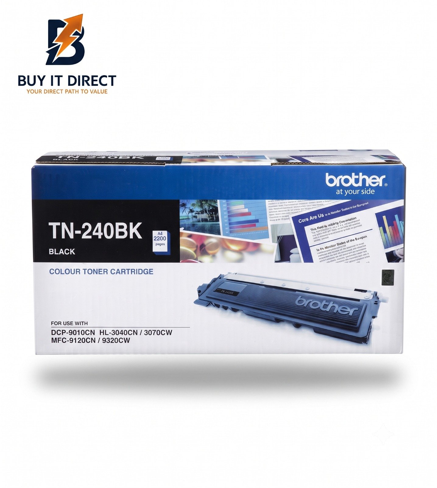 Brother TN240BK Black Toner Cartridge