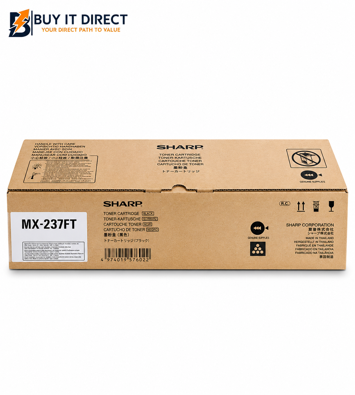 Sharp Toner Cartridge Mx 237Ft Black